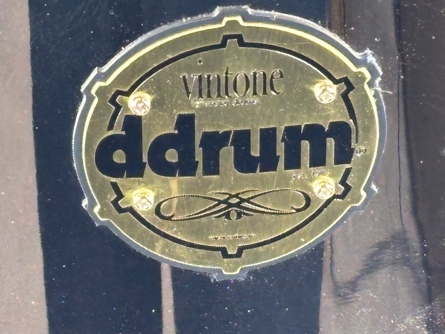 Brand new ddrum Vintone 7.5 x 14 Nickel Over Brass Snare drum