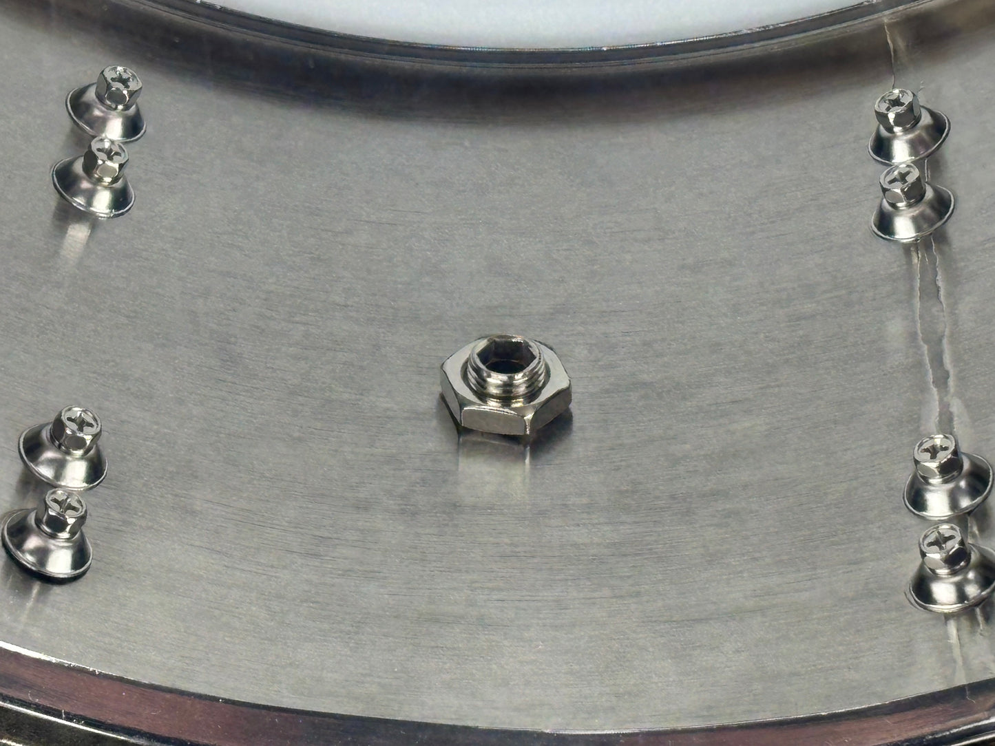 Brand new ddrum Vintone 7.5 x 14 Nickel Over Brass Snare drum