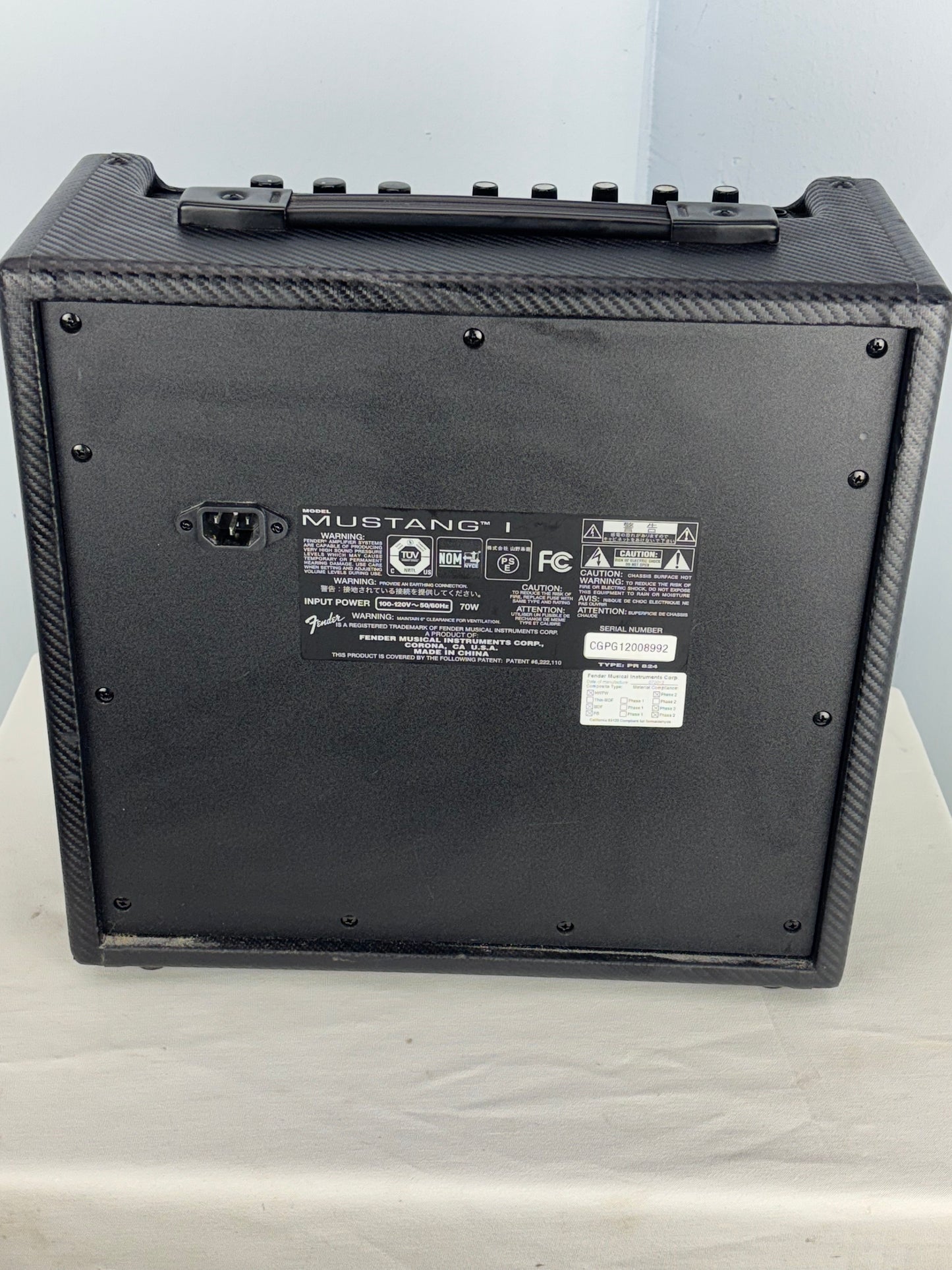 Fender Mustang I V.2 1x8" 20-watt Modeling Combo Amp