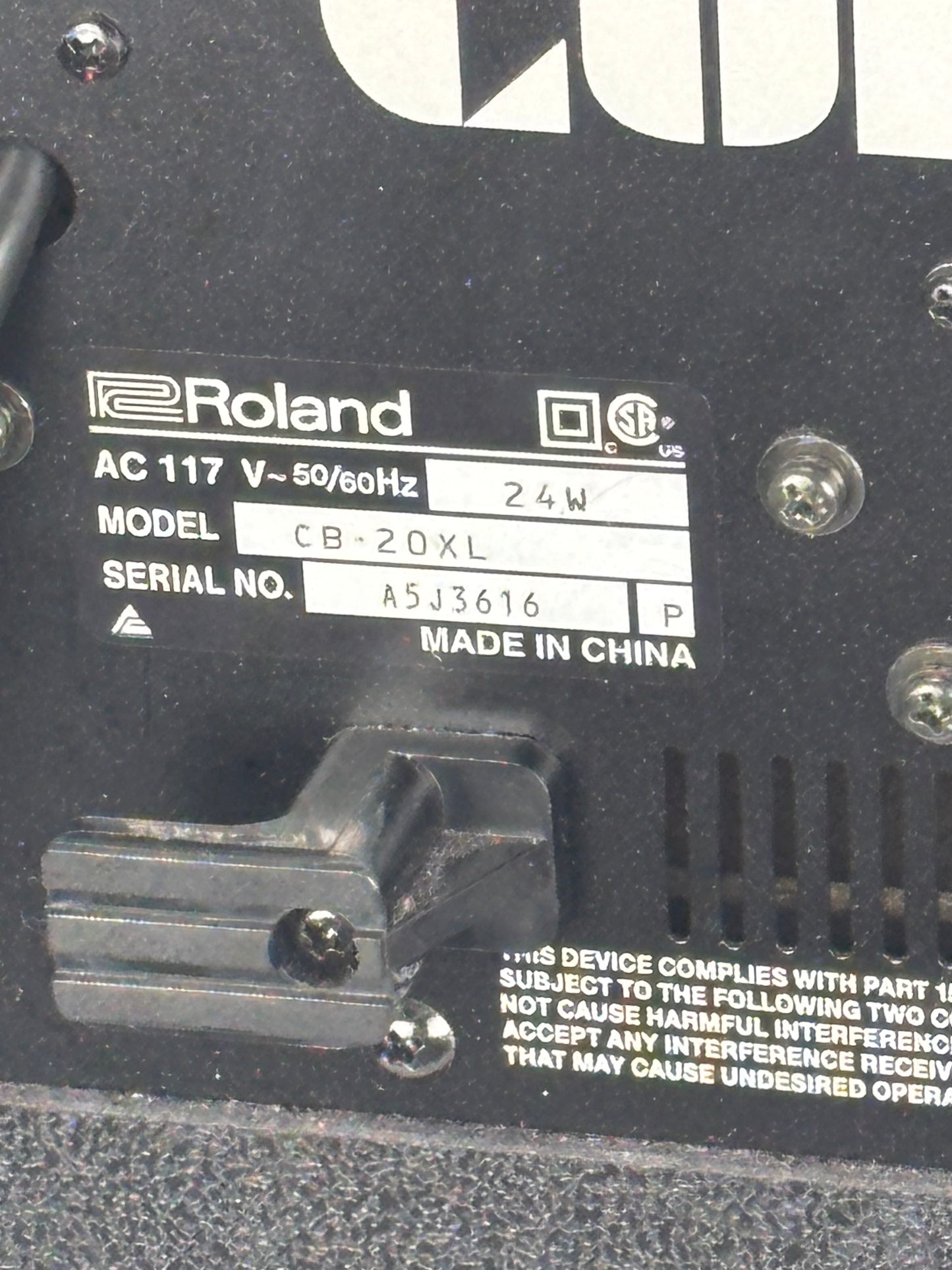 Roland CB-20XL Bass Combo - Excellent Condition