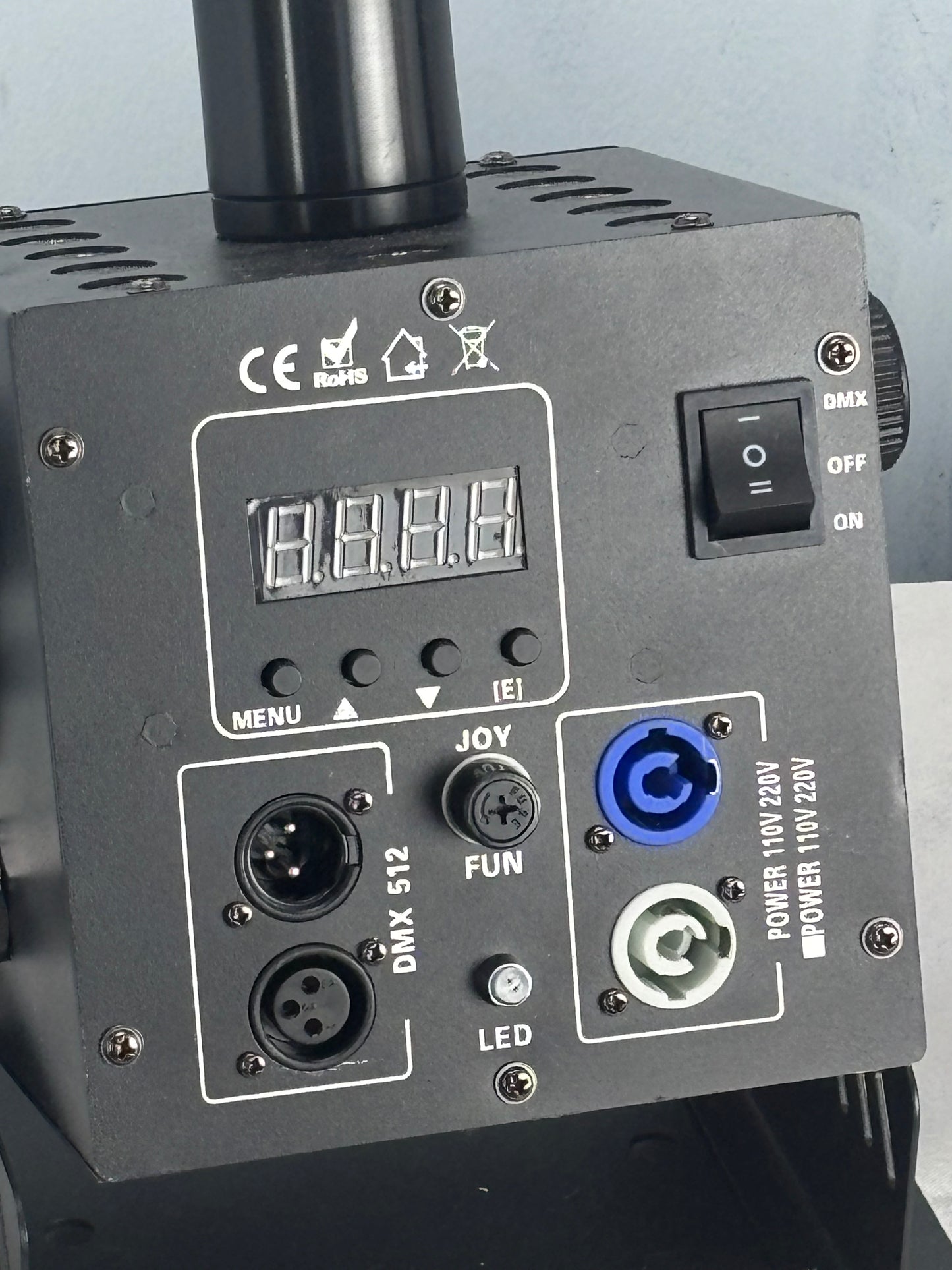 CO2 Jet Cannon Fog Machine LED CO2 Gun Special Effect DMX Stage Effect & 6m Hose