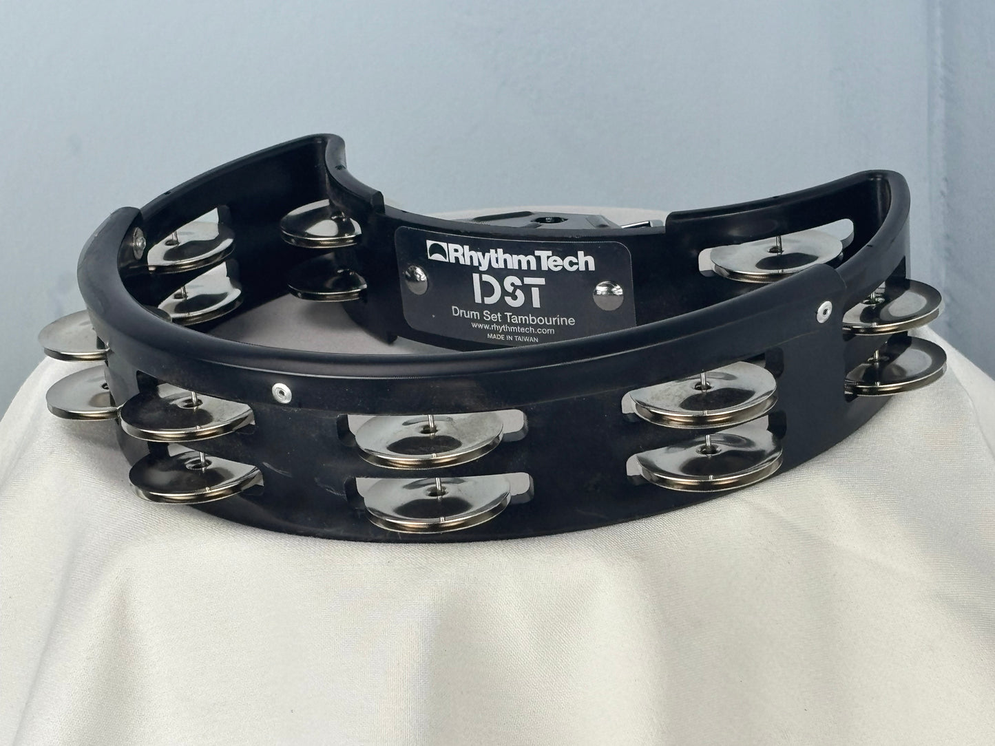 Rhythm Tech RhythmTech DST10 Drum Set Tambourine with Nickel Jingles & Mount