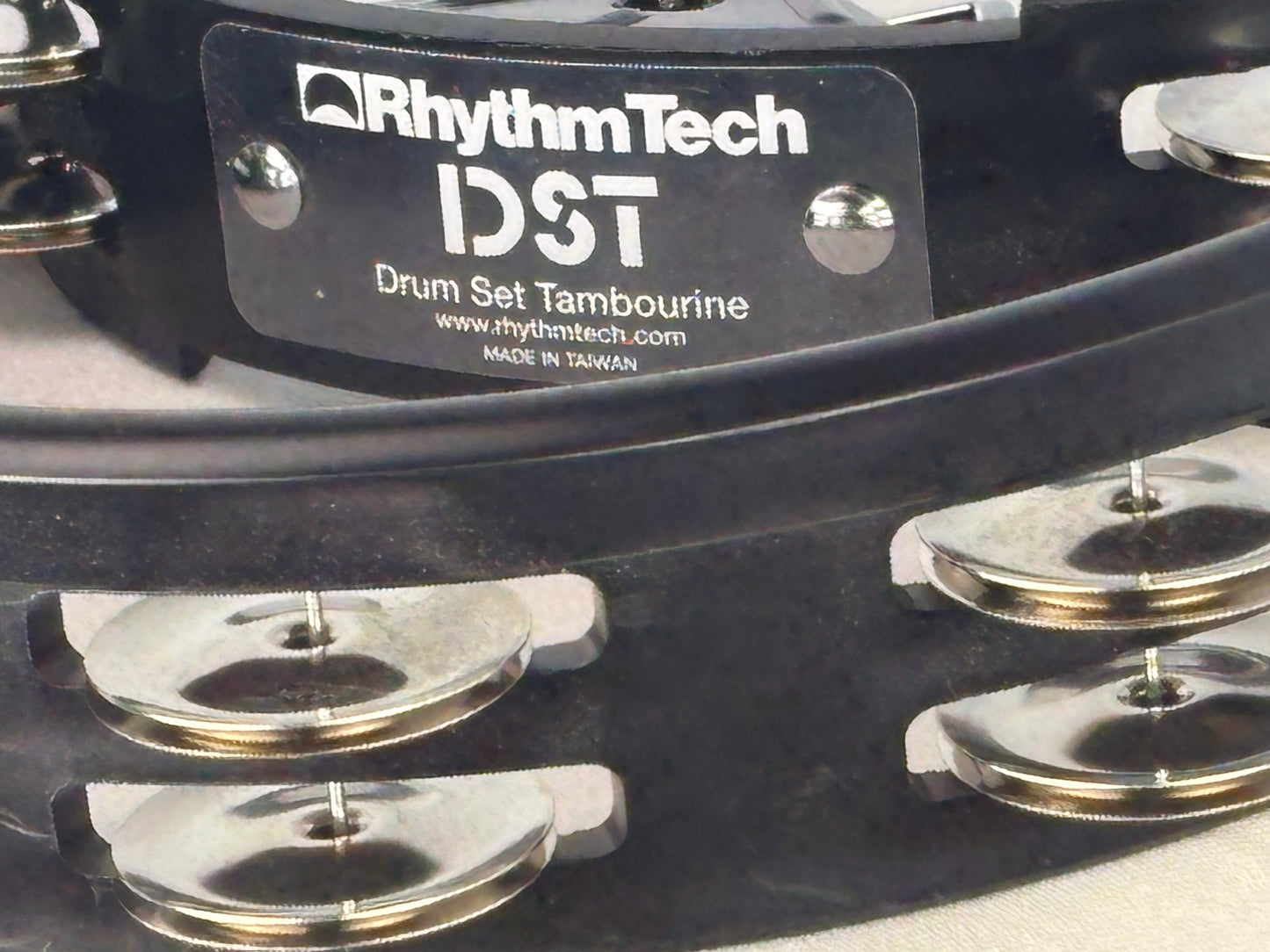 Rhythm Tech RhythmTech DST10 Drum Set Tambourine with Nickel Jingles & Mount