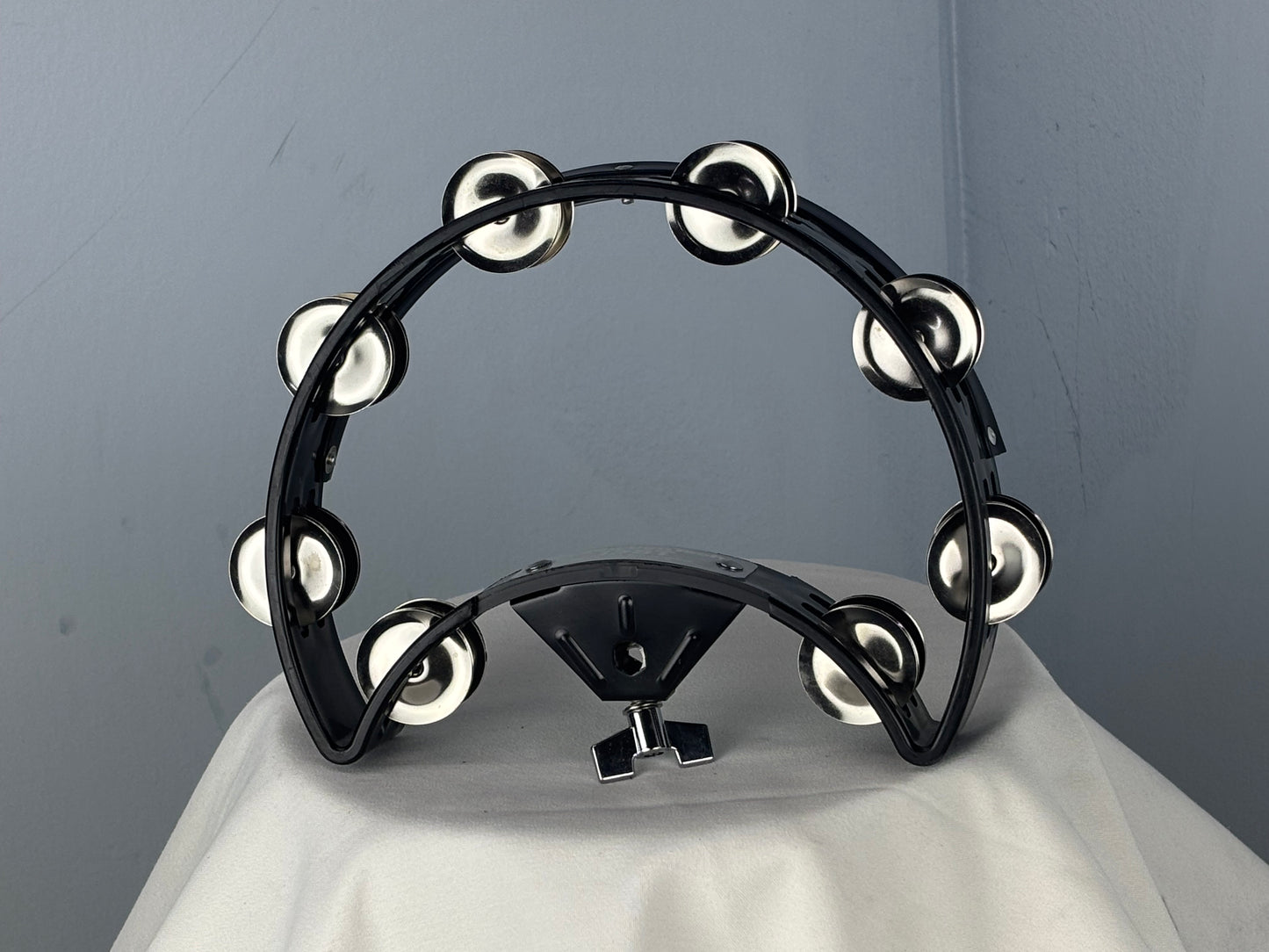 Rhythm Tech RhythmTech DST10 Drum Set Tambourine with Nickel Jingles & Mount
