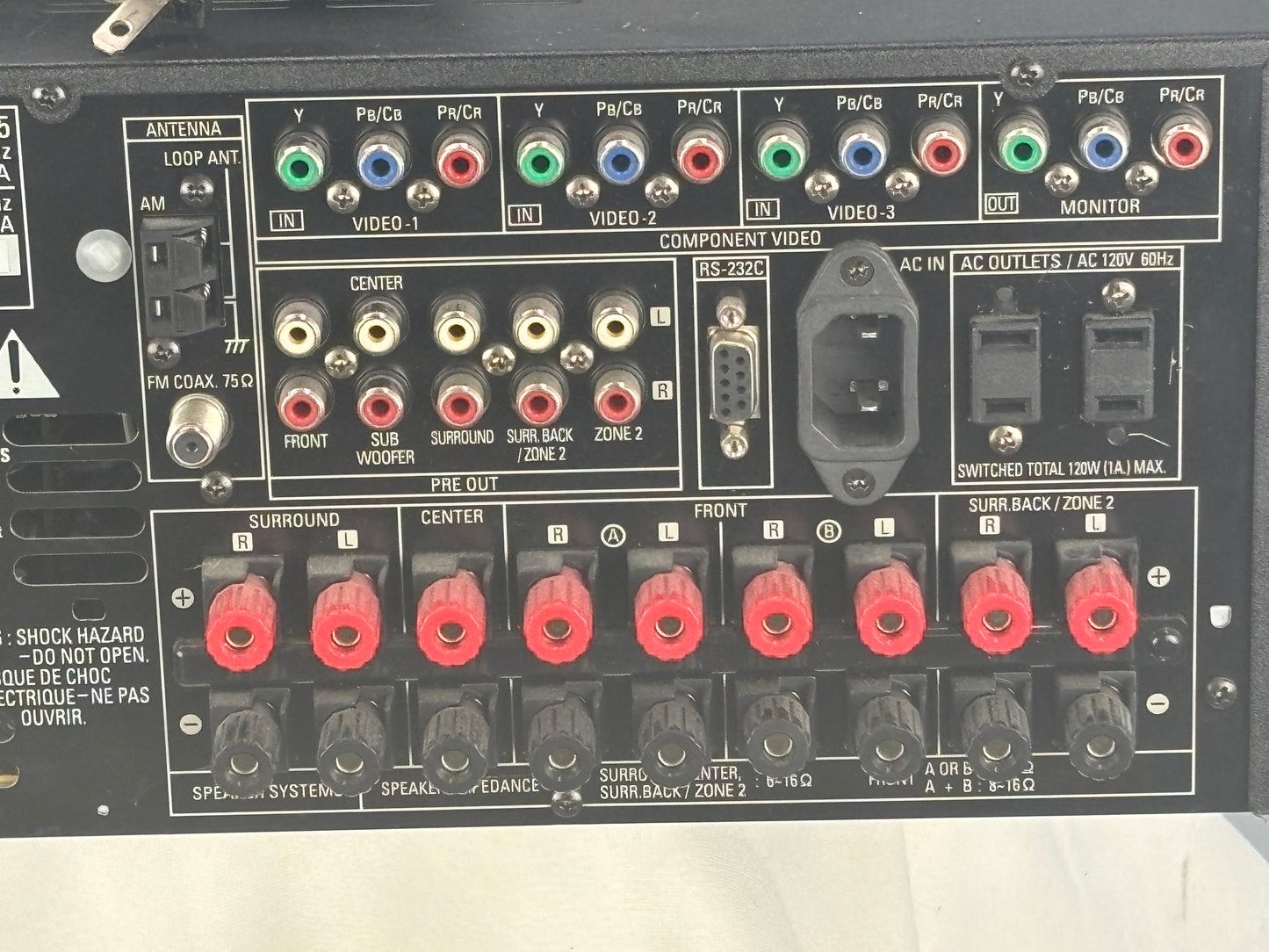 Denon AVR 2805 7.1 Channel A/V Surround Sound Receiver in Great Condition