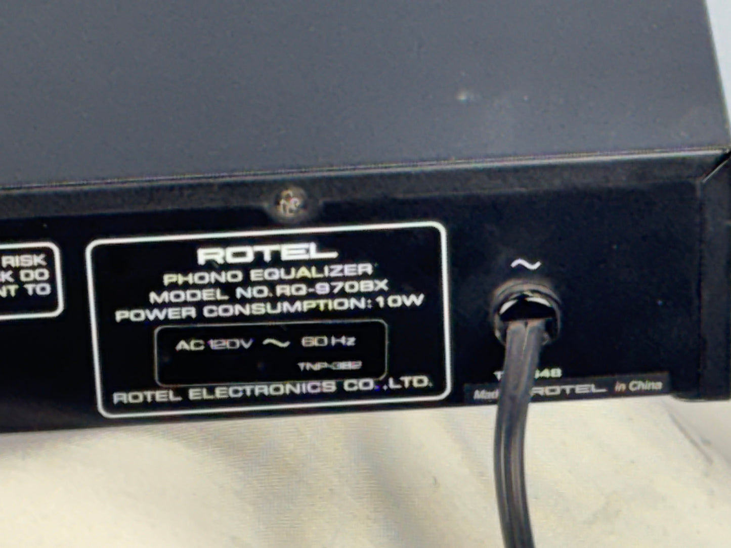 Rotel RQ-970BX Phono Equalizer - Great Condition