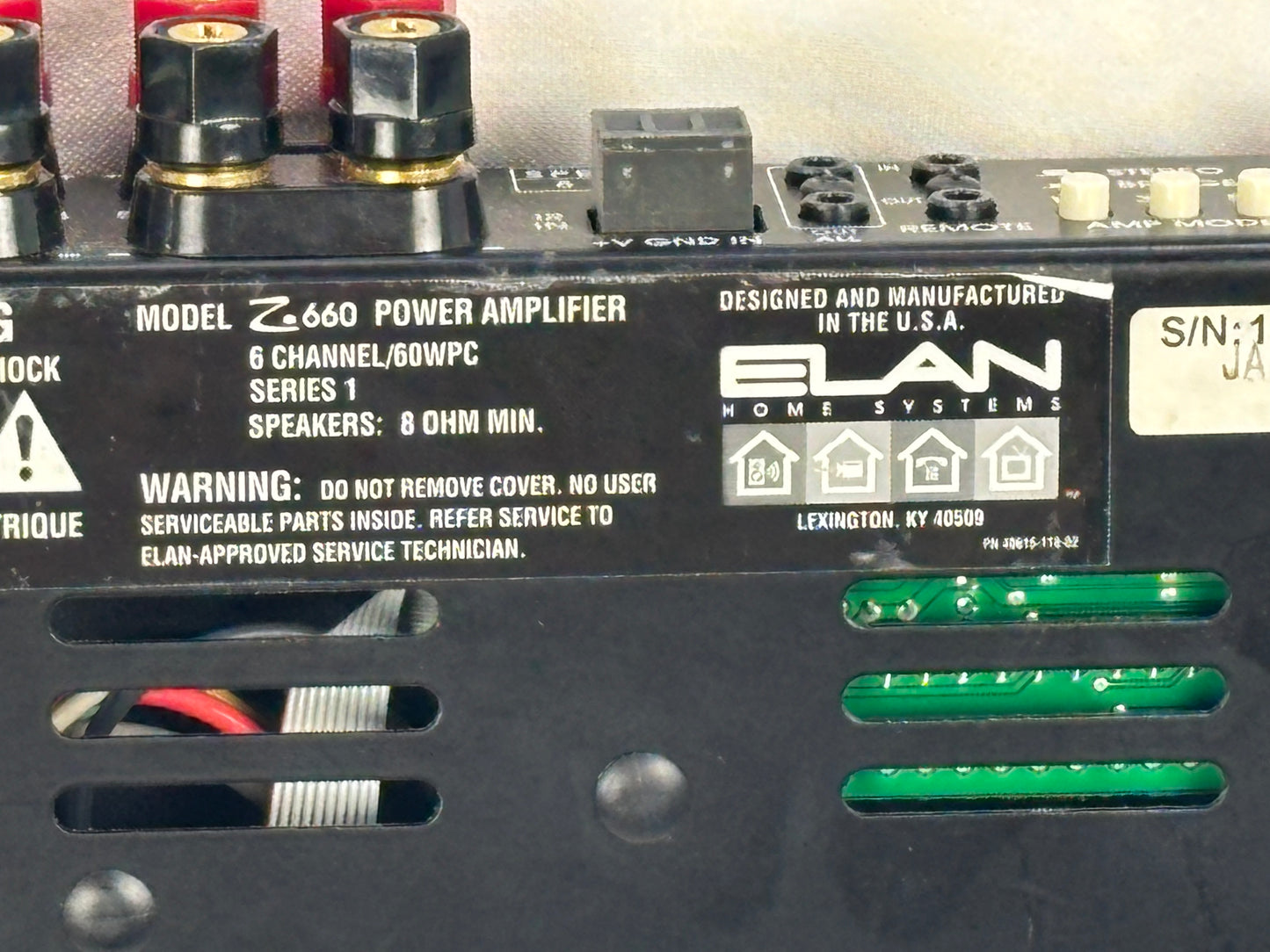 Elan Z-660 Power Amplifier