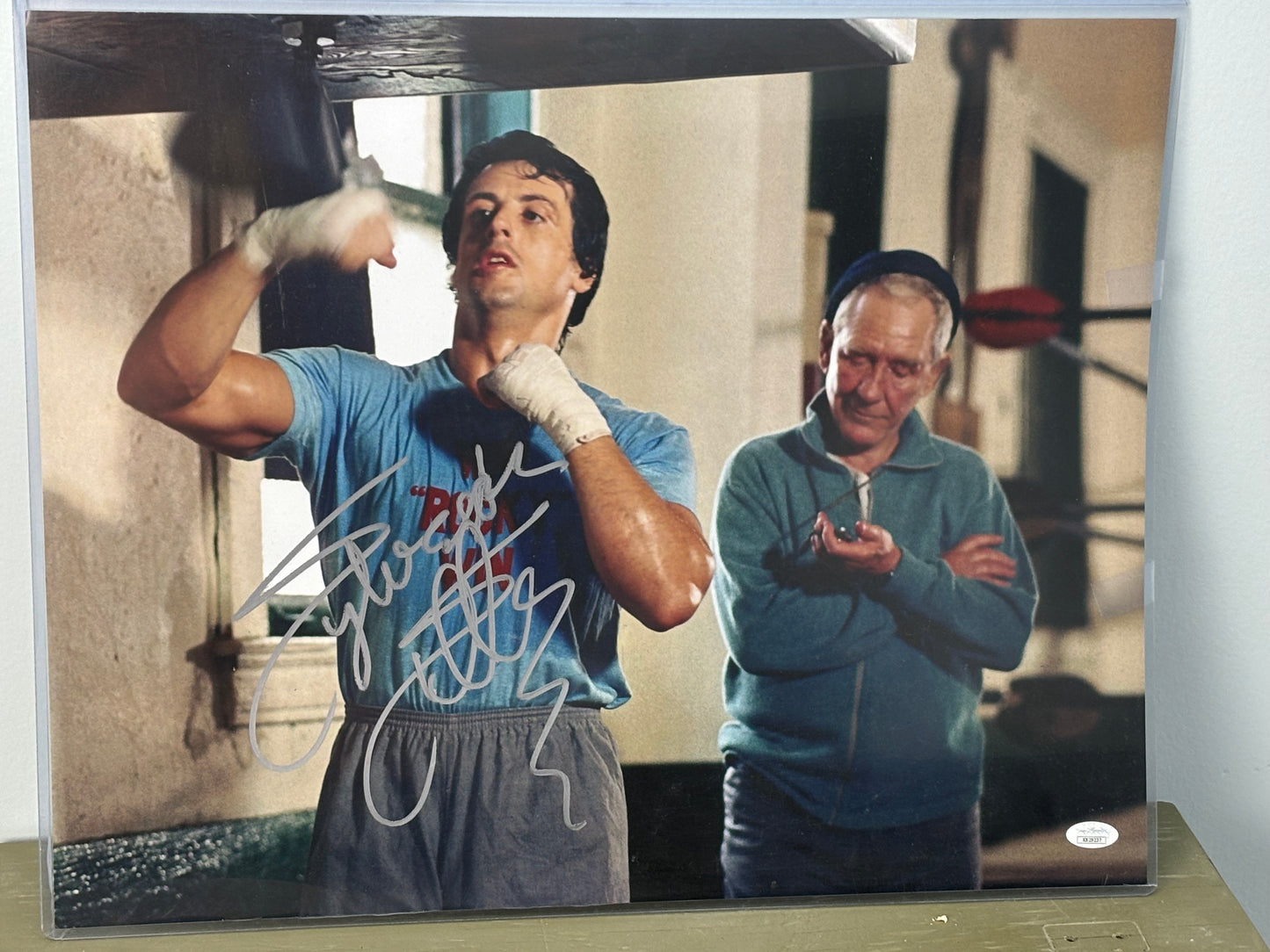 Autographed Sylvestor Stallone - 16 x 20 Photograph with COA - Super Cool!