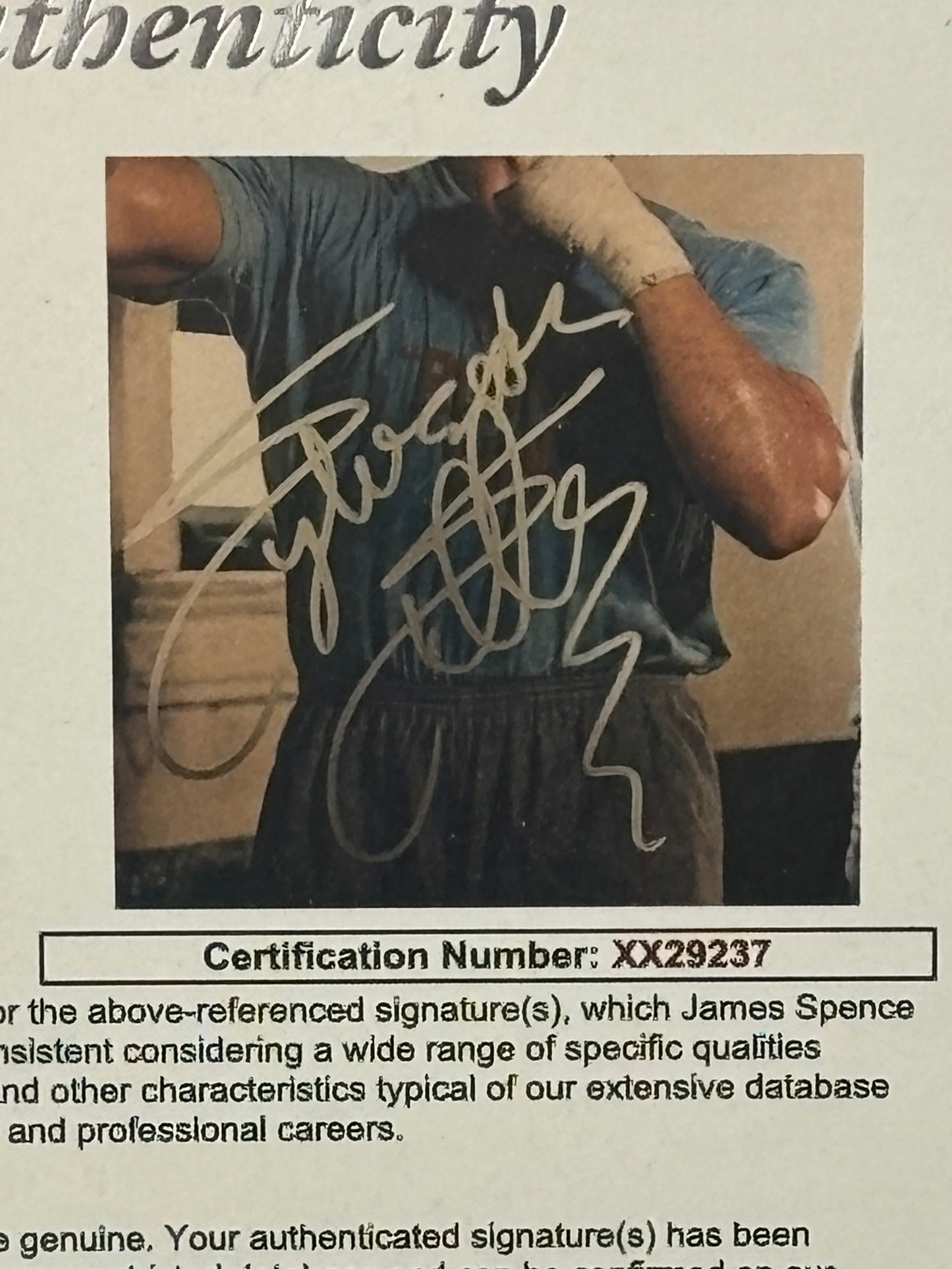 Autographed Sylvestor Stallone - 16 x 20 Photograph with COA - Super Cool!