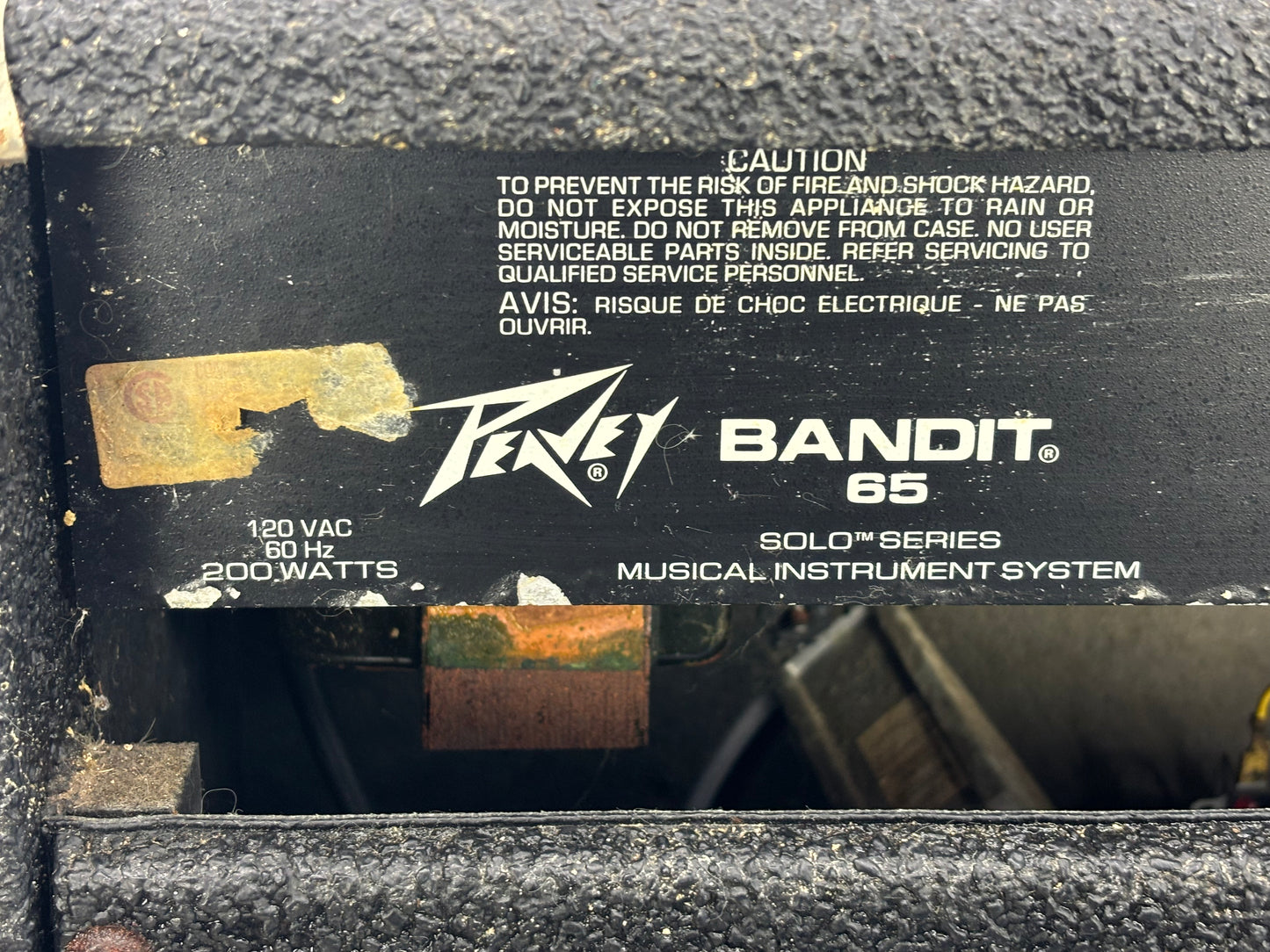 Peavey Bandit 65 with REVERB!!