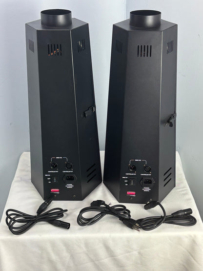 PAIR DMX512 150W HEXAGONAL FLAME THROWERS - Excellent Condition