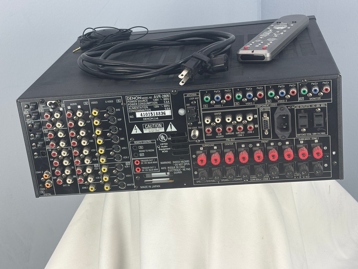 Denon AVR 2805 7.1 Channel A/V Surround Sound Receiver in Great Condition