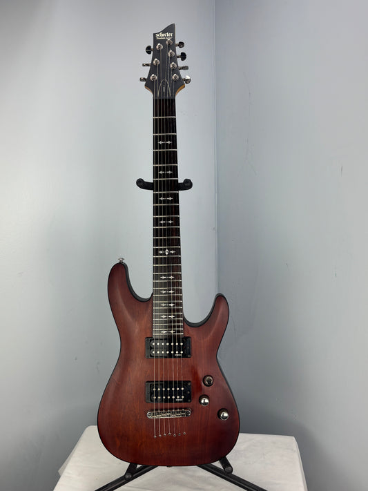 Schecter Omen-7 in Walnut Satin - Excellent Condition