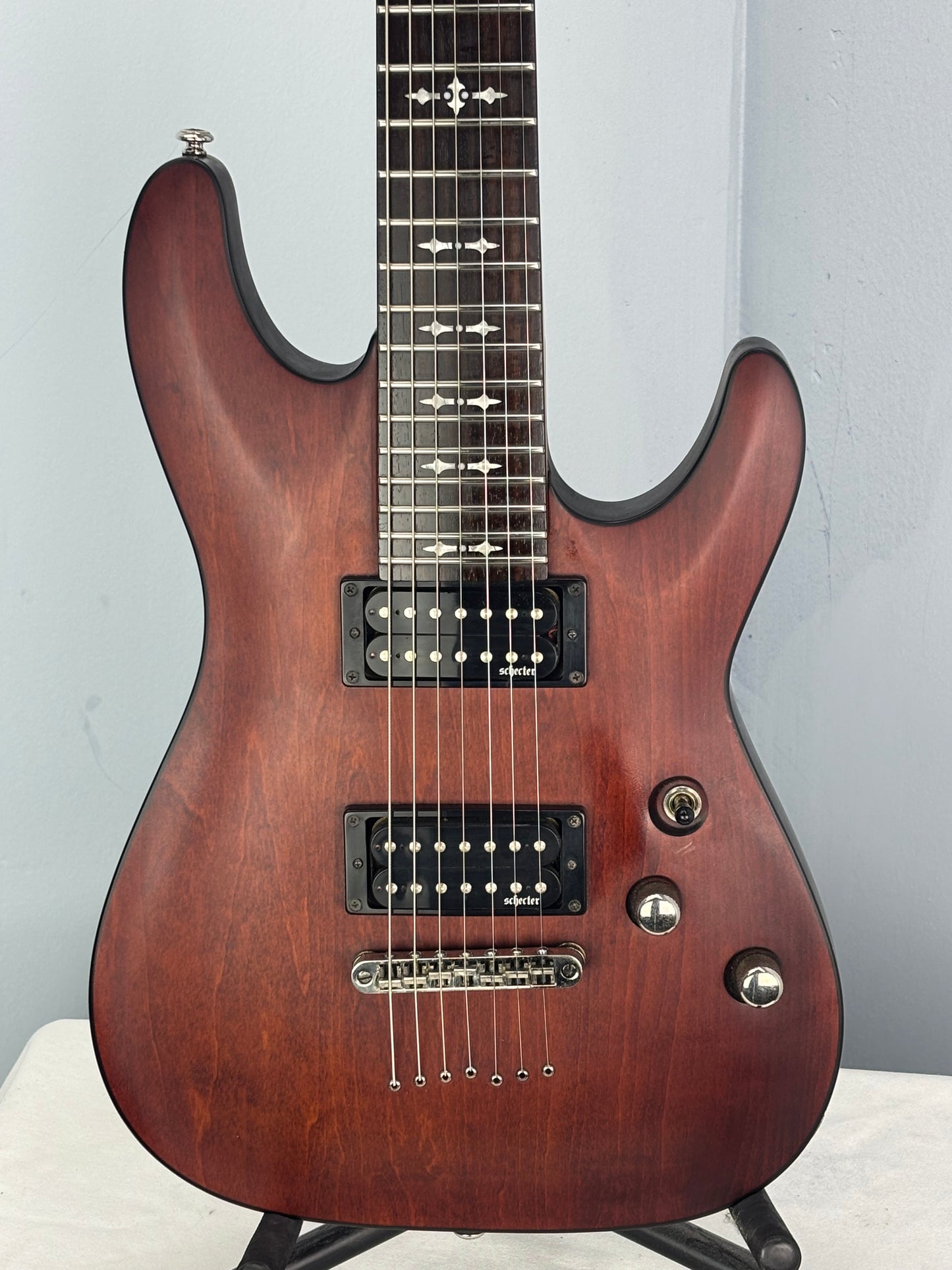 Schecter Omen-7 in Walnut Satin - Excellent Condition