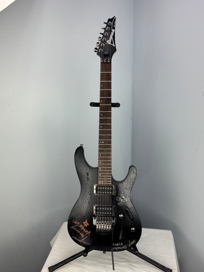 Ibanez S520-WK Standard with Mahogany Body, Rosewood Fretboard - Weathered Black