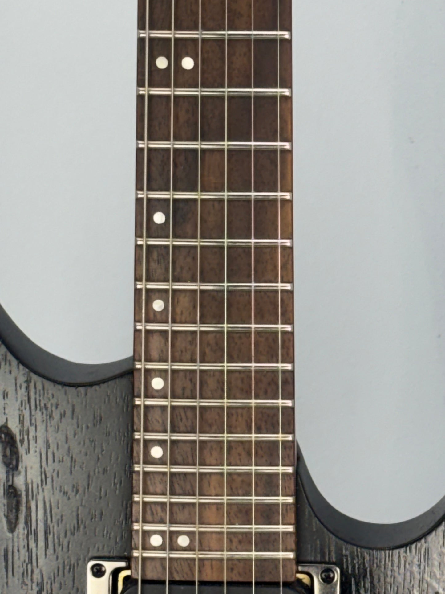 Ibanez S520-WK Standard with Mahogany Body, Rosewood Fretboard - Weathered Black