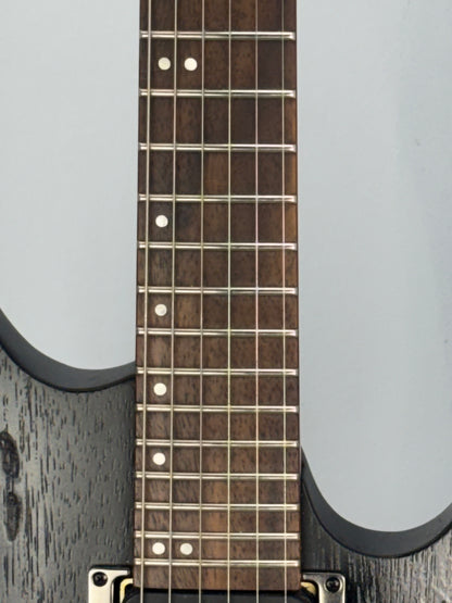 Ibanez S520-WK Standard with Mahogany Body, Rosewood Fretboard - Weathered Black