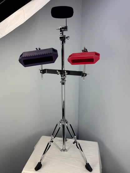 Sound Percussion Stand with LP & Blocks & Cowbell in Mint Condition