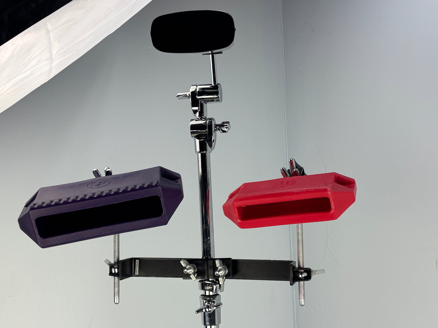 Sound Percussion Stand with LP & Blocks & Cowbell in Mint Condition