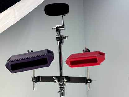 Sound Percussion Stand with LP & Blocks & Cowbell in Mint Condition