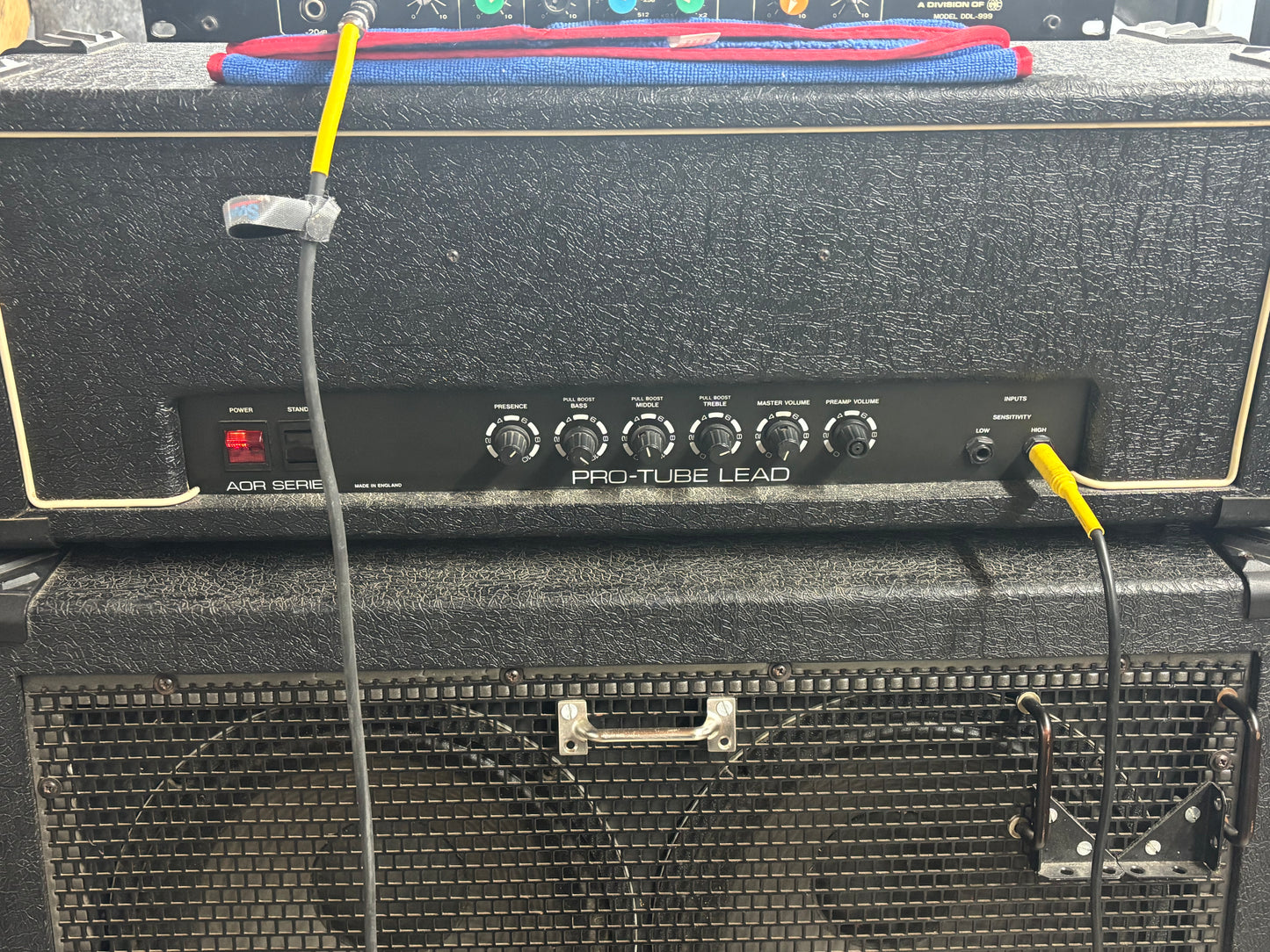 Laney AOR Series 50 Watt Pro-Tube Lead with 4 x 12 Cabinet in Excellent Condition