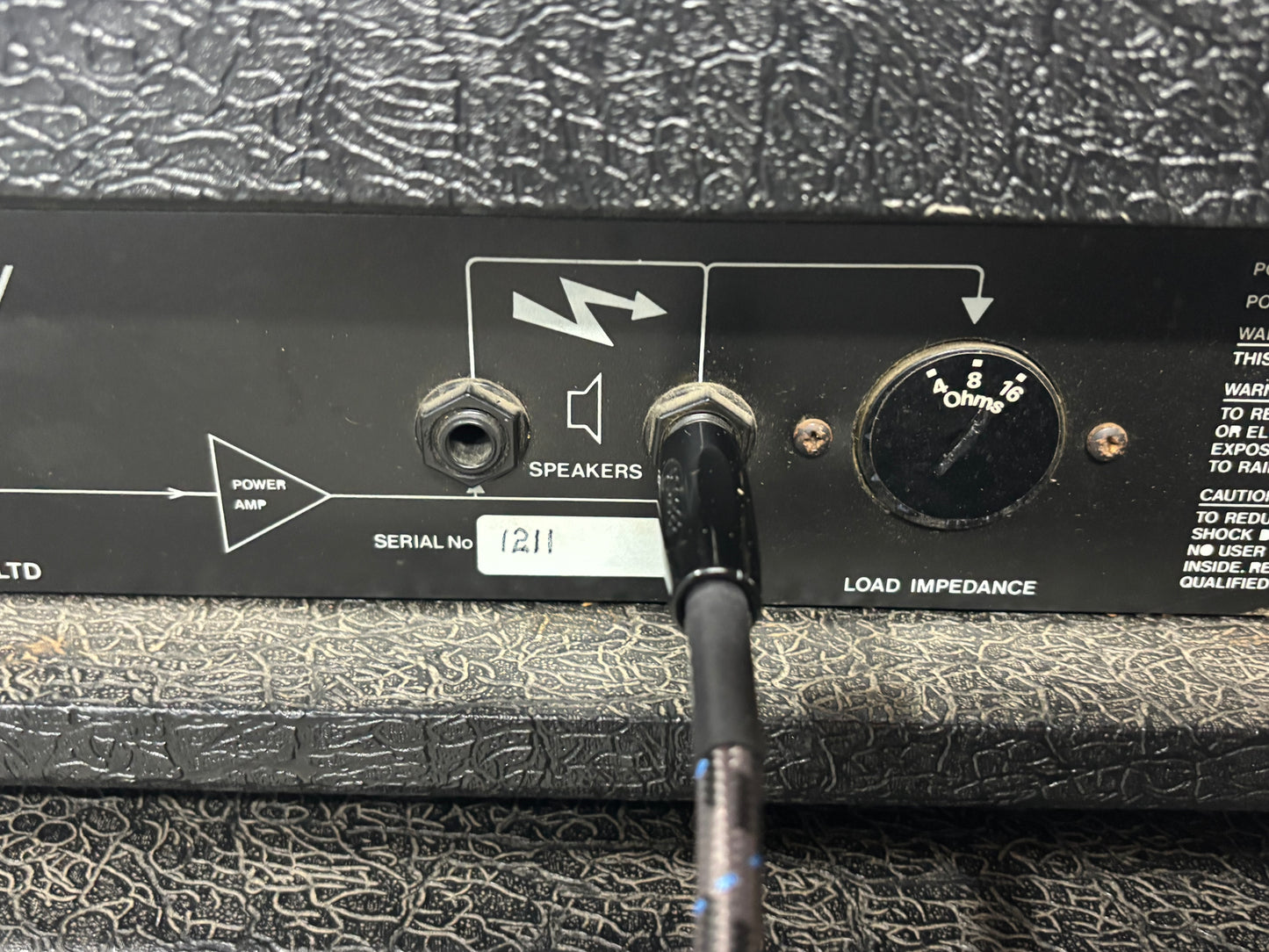 Laney AOR Series 50 Watt Pro-Tube Lead with 4 x 12 Cabinet in Excellent Condition