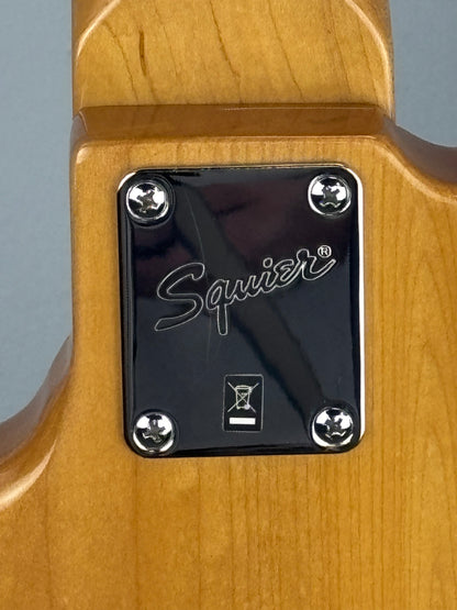 Squier Vintage Modified Jazz Bass V – Natural – Maple Block Inlays – Excellent