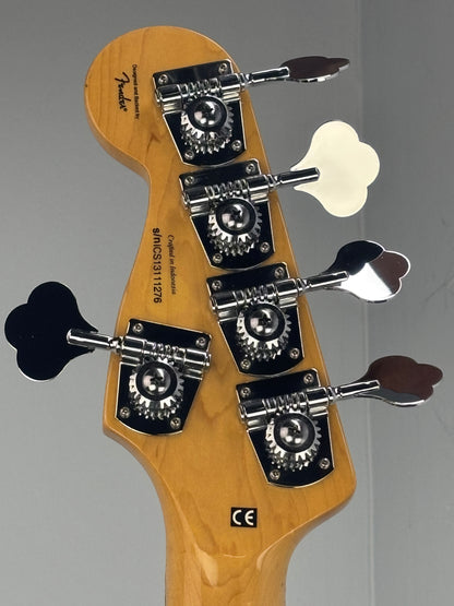 Squier Vintage Modified Jazz Bass V – Natural – Maple Block Inlays – Excellent