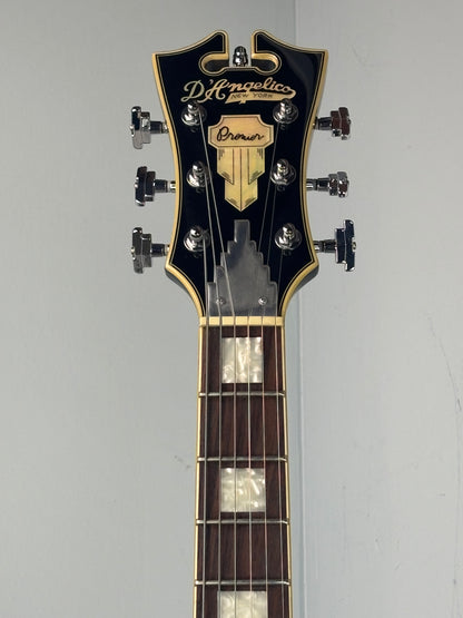 D’Angelico Premier USA DC Semi-Hollow – Black – Original Case – 2017