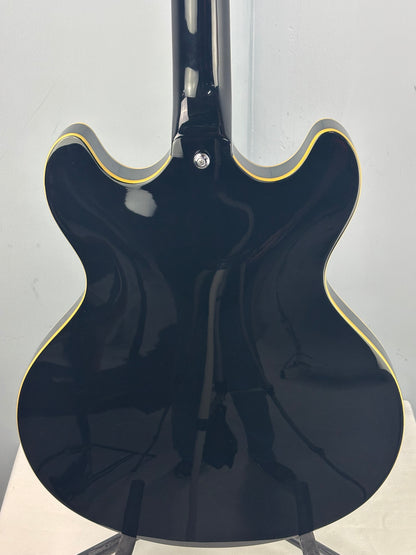 D’Angelico Premier USA DC Semi-Hollow – Black – Original Case – 2017