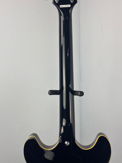 D’Angelico Premier USA DC Semi-Hollow – Black – Original Case – 2017