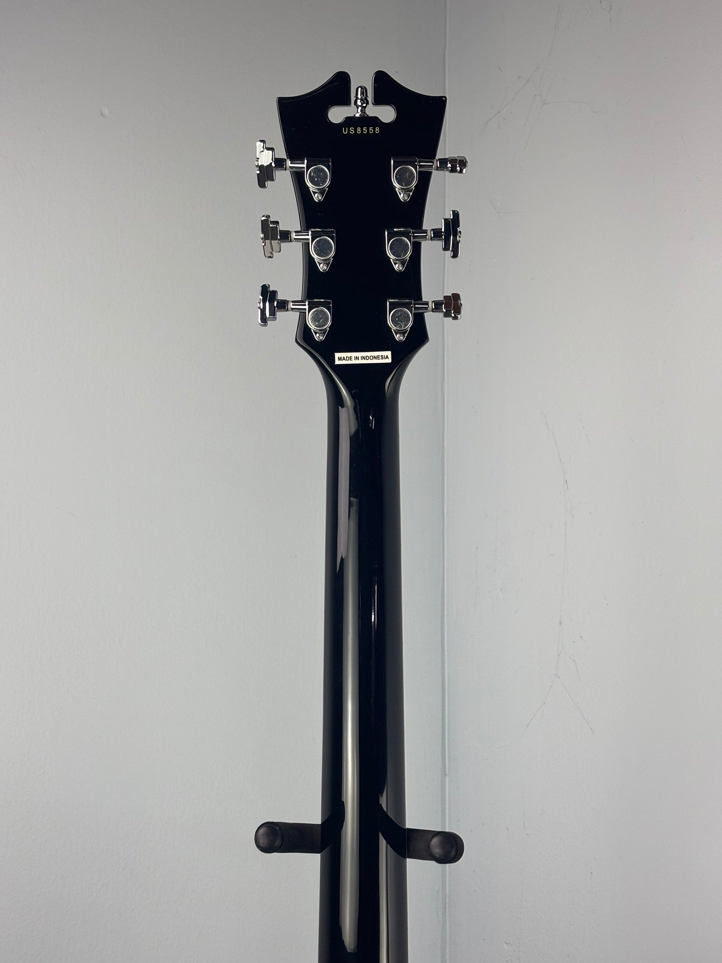 D’Angelico Premier USA DC Semi-Hollow – Black – Original Case – 2017