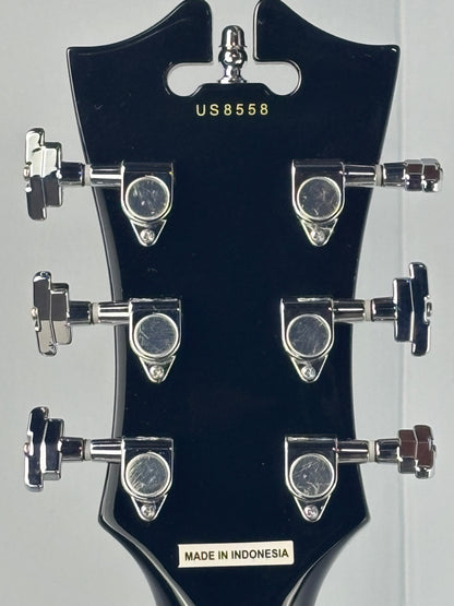 D’Angelico Premier USA DC Semi-Hollow – Black – Original Case – 2017