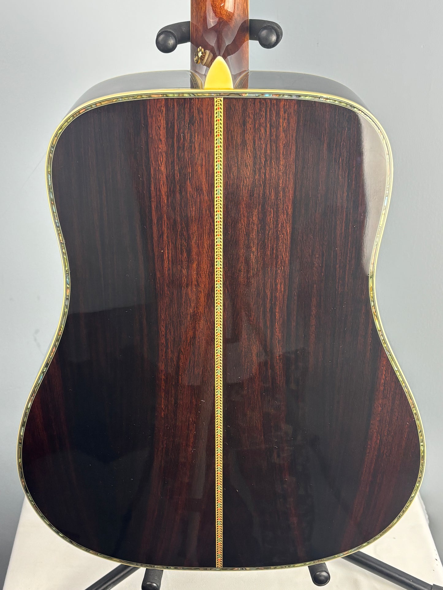 Sigma Dreadnought Acoustic-Electric Guitar – Abalone Inlay – Gloss Natural – Excellent