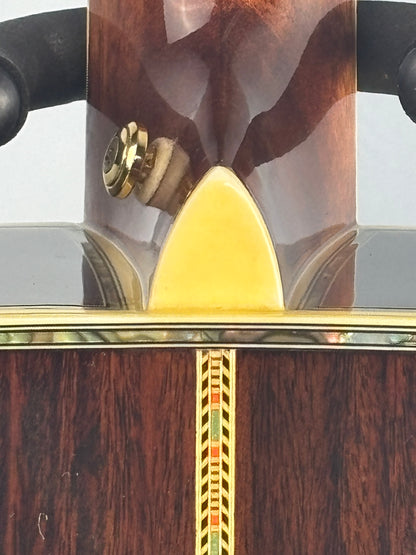 Sigma Dreadnought Acoustic-Electric Guitar – Abalone Inlay – Gloss Natural – Excellent