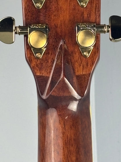 Sigma Dreadnought Acoustic-Electric Guitar – Abalone Inlay – Gloss Natural – Excellent