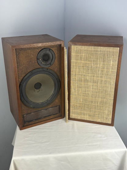 Vintage Dynaco A-25 Speakers – Tested, Great Sound, Classic Walnut