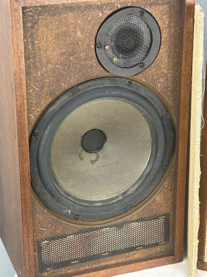 Vintage Dynaco A-25 Speakers – Tested, Great Sound, Classic Walnut
