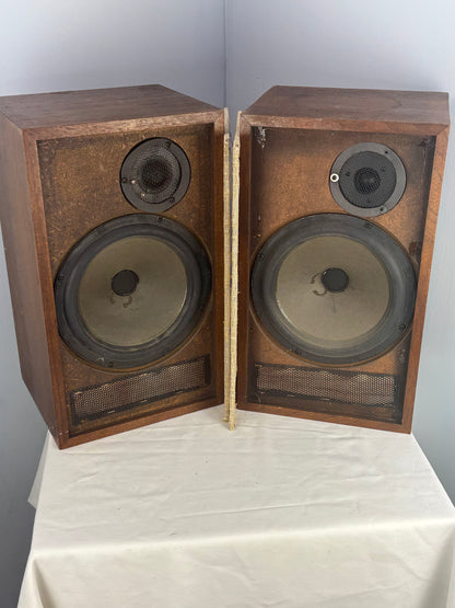 Vintage Dynaco A-25 Speakers – Tested, Great Sound, Classic Walnut