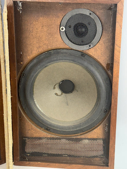 Vintage Dynaco A-25 Speakers – Tested, Great Sound, Classic Walnut