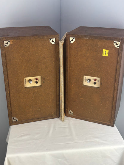 Vintage Dynaco A-25 Speakers – Tested, Great Sound, Classic Walnut