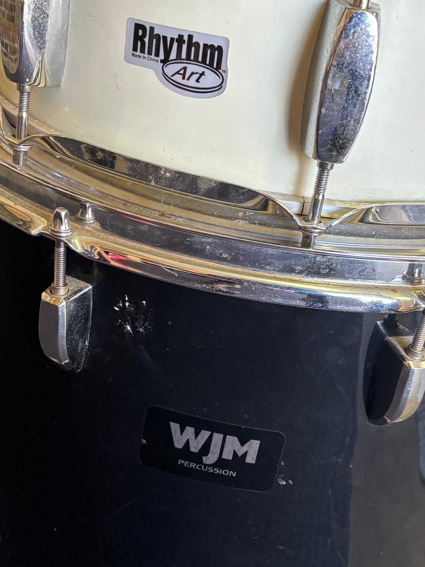 Pearl Vision 4-Piece Drum Kit – Red Lacquer – Excellent Condition – Extras Included